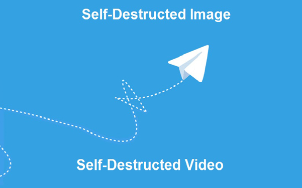 ارسال تصویر و ویدیوی حذف شونده در تلگرام