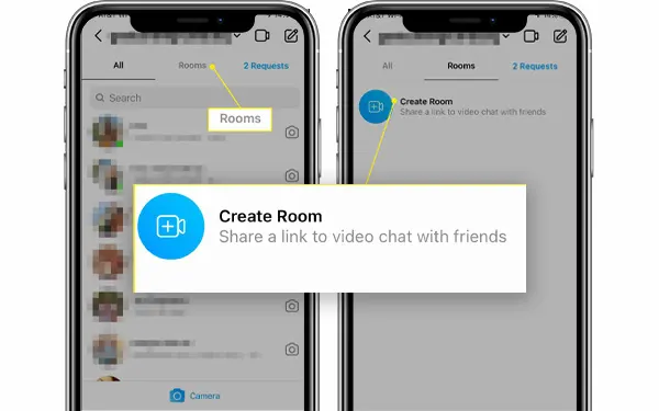 چگونه یک اتاق مکالمه ویدیویی (Messenger Chat Room) در اینستاگرام ایجاد کنیم؟