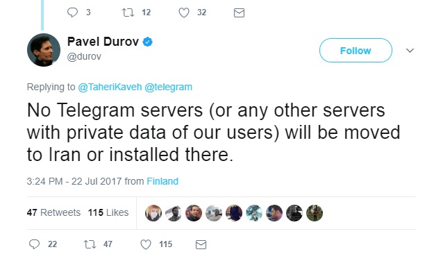 سرنوشت تلگرام در ایران