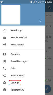 مراحل تنظیم مدیریت دانلود خودکار فایل ها در تلگرام